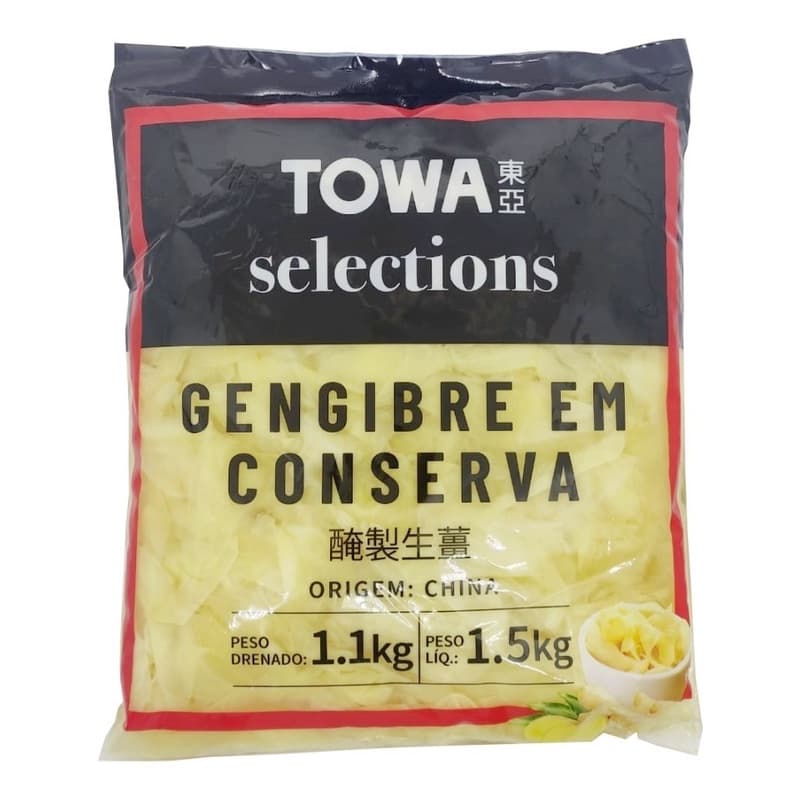 Gengibre Em Conserva Agridoce Gari 1kg - Towa