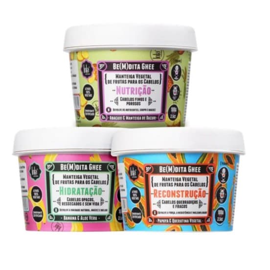 Combo Ghee Cronograma Capilar 3x 100g - Lola Cosmetics