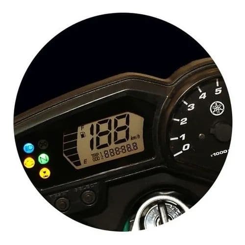 Kit Led Painel Fazer 250 2012 Ao 2015 + Película Plarizadora