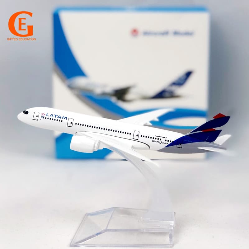 16CM LATAM Airlines B787 Aeronave Aérea Modelo América Do Sul Boeing 787 Avião Diecast Em Liga