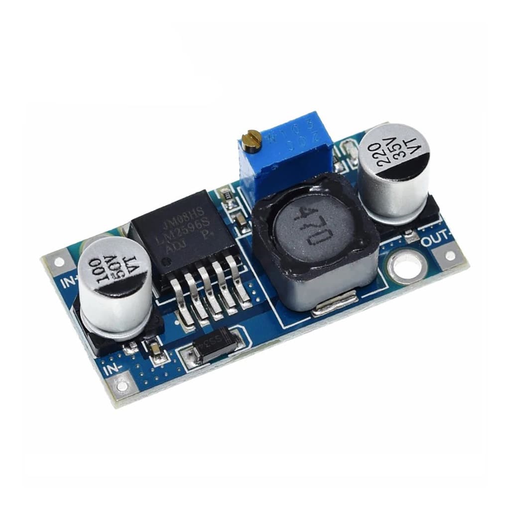 Conversor Ajustável Dc-dc Lm2596 3a 4~40v Para PCB Protótipo Circuito Eletrônico Esp8266 Arduino