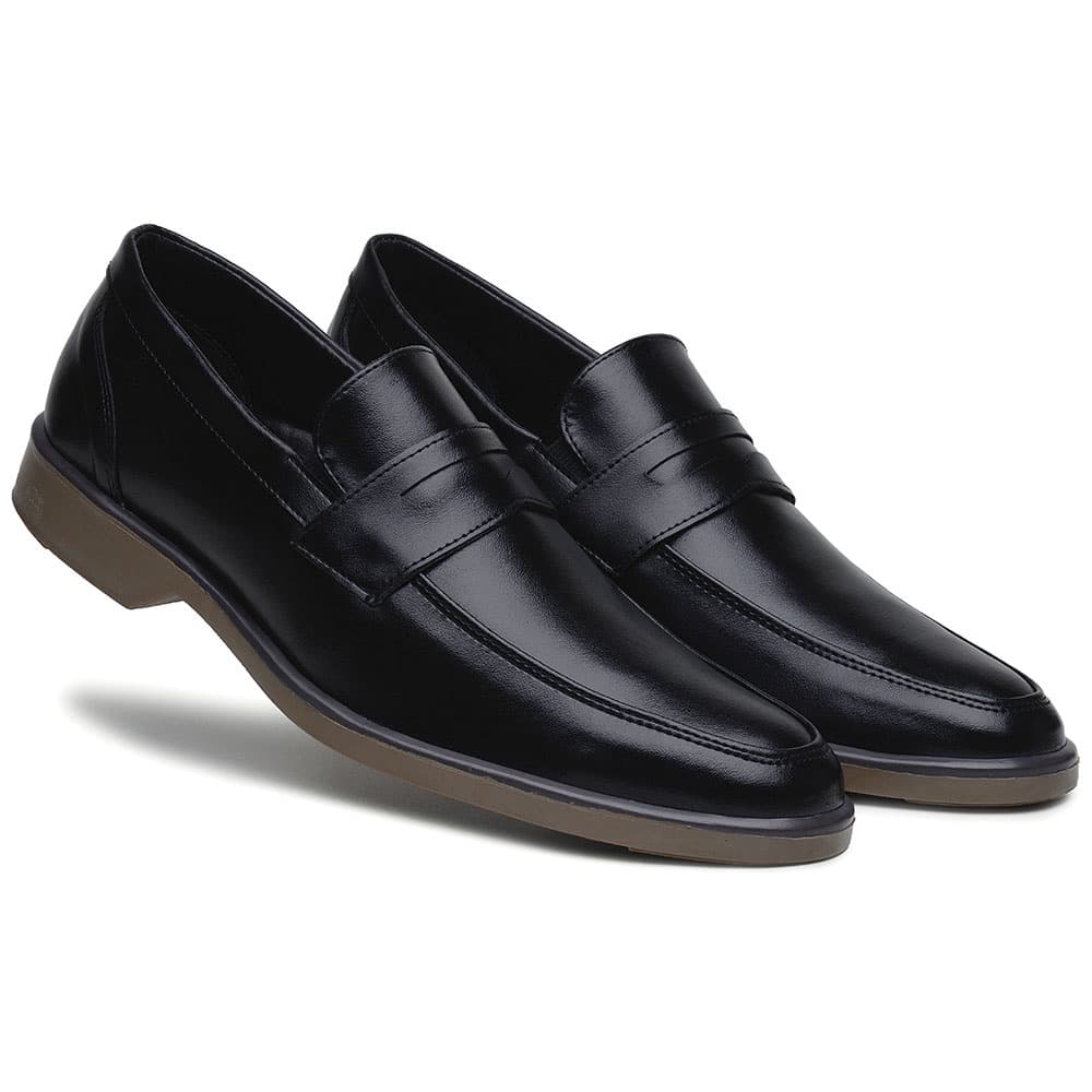 Sapato social masculino casual verniz confortável sola de gel Antiderrapante promoção envio em 24 hrs