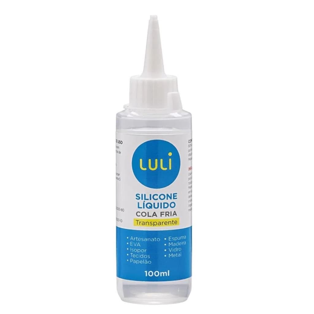 Cola De Silicone Líquido Cola Fria Transparente Luli 100ml