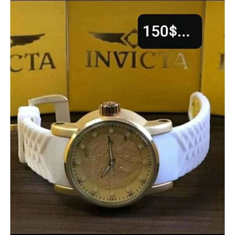 Relógio masculino pulseira silicona caixa aço