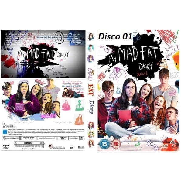 Dvd - My Mad Fat Diary   - as  3 Temporadas completa Legendado