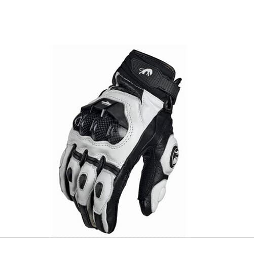 Furygan AFS6 Luvas De Couro Para Motocicleta Fibra De Carbono Corrida E Equitação De
