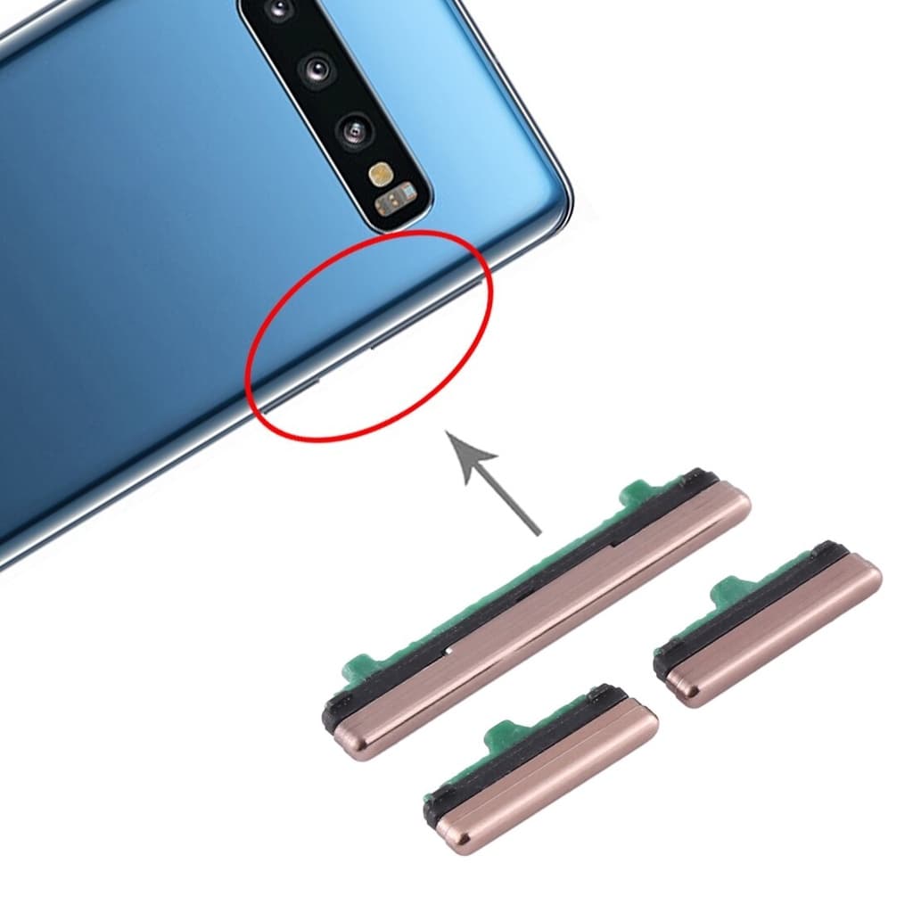 Botão Liga/Desliga E De Volume Samsung Galaxy S10 5G S10e Chave Lateral