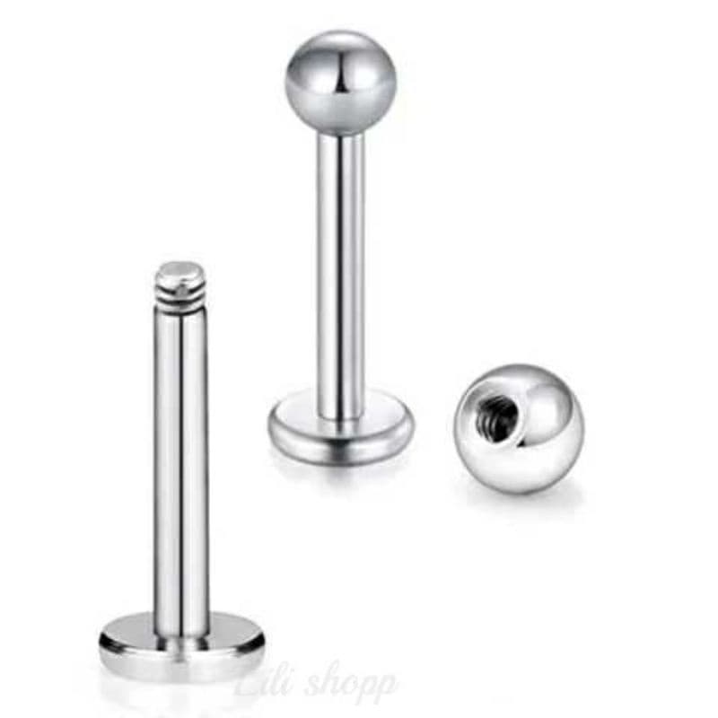 Piercing labret tragus medusa orelha cartilagem conch boca aço cirúrgico