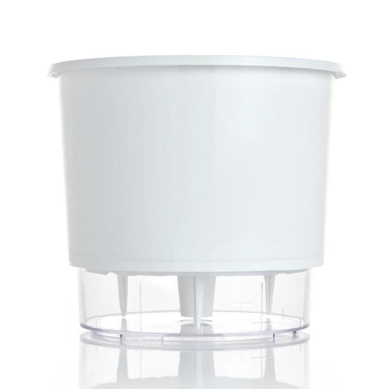 Vaso Auto Irrigável N 04 - Grande - Raiz Branco - 21 x 19cm