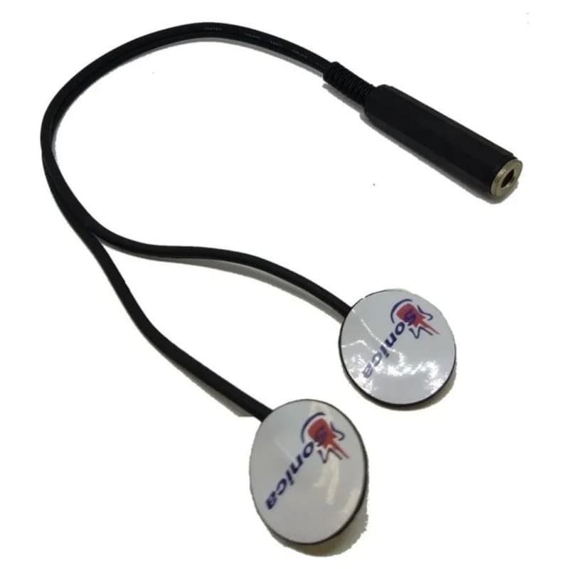 Captador Piezo Elétrico Sensor Duplo Sonica de contato