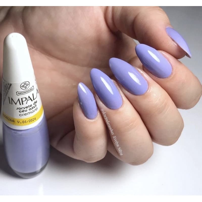 Esmalte Impala Sorvete de Céu Azul, Lollipop Cremoso 7,5ml