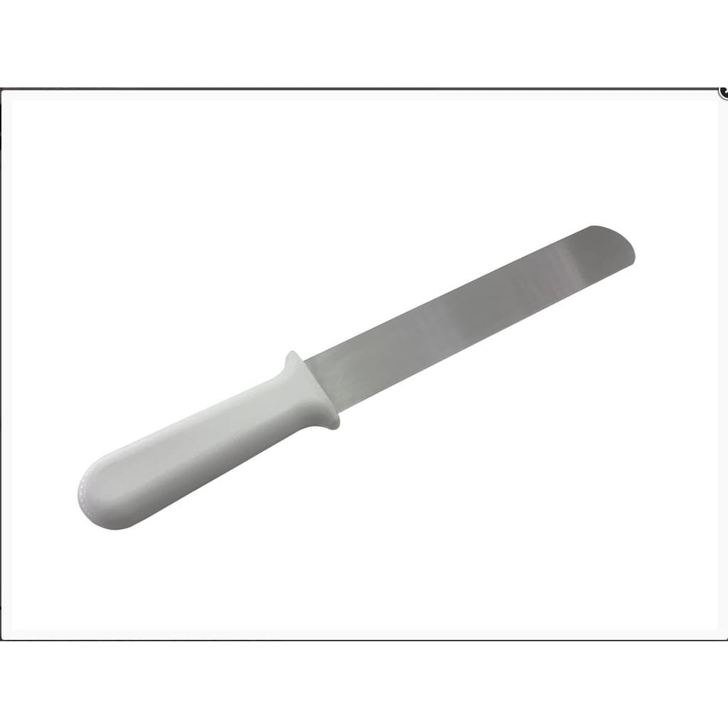 Espátula De Confeiteiro Profissional P/confeitar Bolo Inox 20 cm branca