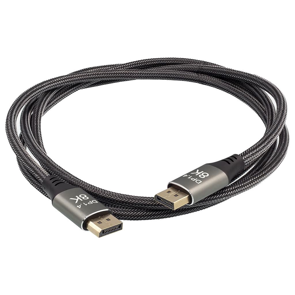 Cabo DisplayPort para DisplayPort 8K 1.4 - 1,8 metro