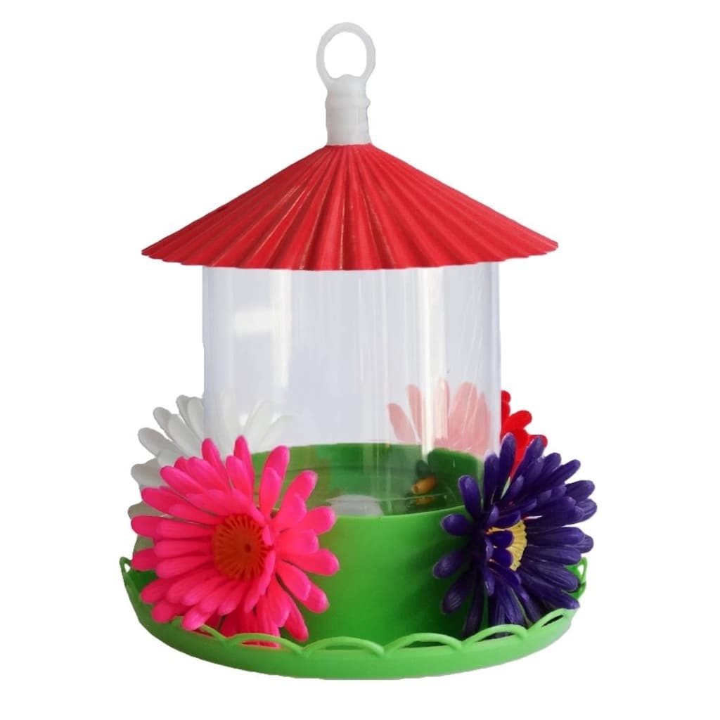 Bebedouro Para Beija Flor Com Chapéu 750ml Grande