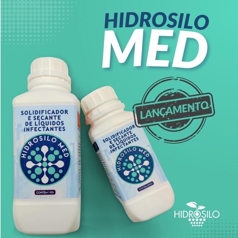 Solidificador De Líquidos de Tatuagem  Hidrosilo Med - 1Kg
