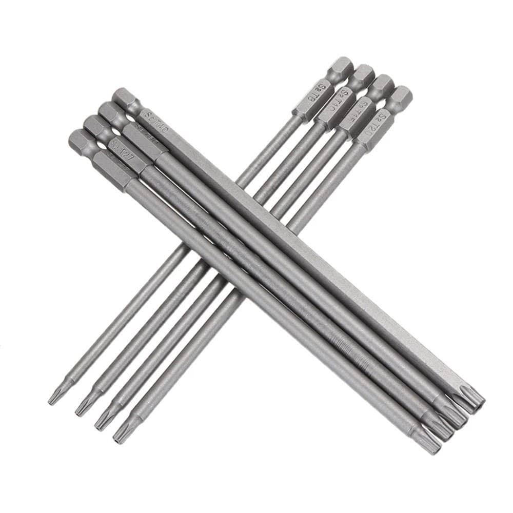 1 Peça Chave De Fenda Torx Magnética 150mm De Comprimento T8 , T10 , T15 , T20 , T25 , T27 , T30 , T40 LLMA