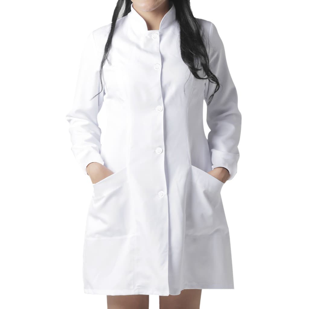 Jaleco Oxford Acinturado Escola Laboratório Enfermagem