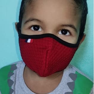 Mascara infantil variedades de cores Proteção e conforto 6 A 8 Anos