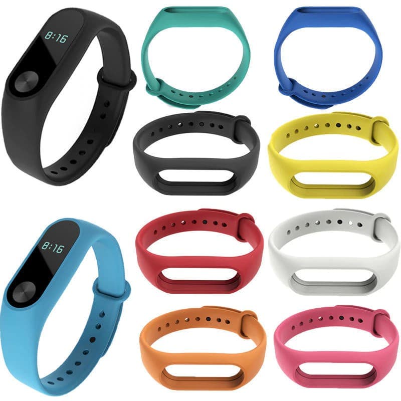 Pulseira Relógio Xiaomi Mi Band 3 e 4 Pulseiras Coloridas Silicone  (Oferta)