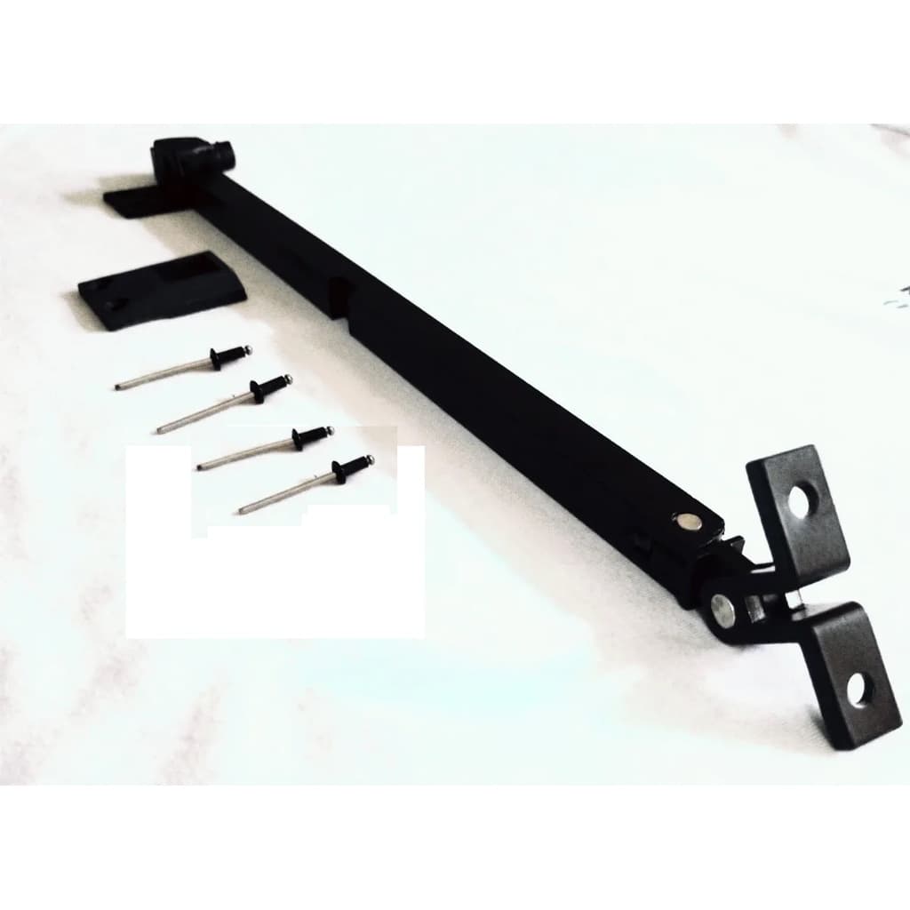 Trava Limitadora Para Janela Basculante 40 Cm - Preta!