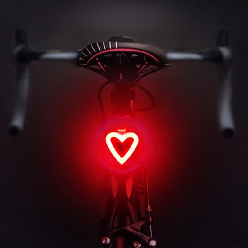 Luz de bicicleta com vários modos de iluminação luz traseira de bicicleta LED LED luz traseira de segurança para ciclismo luz traseira