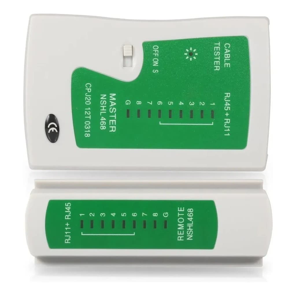 Testador Cabo De Rede Lan Rj45 Rj11 Teste Telefonia Com Capa