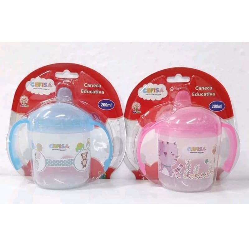 Caneca Educativa Copo Com Alça Treinamento Copo De Transição