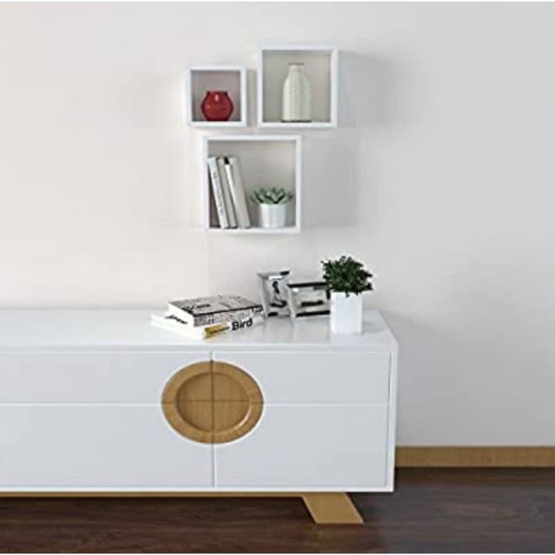 Nichos Decorativos Kit Com 3  formato quadrado