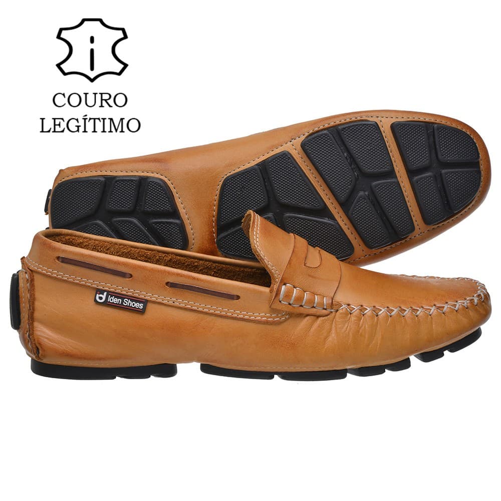 Drive Masculino Couro Legítimo Whisky