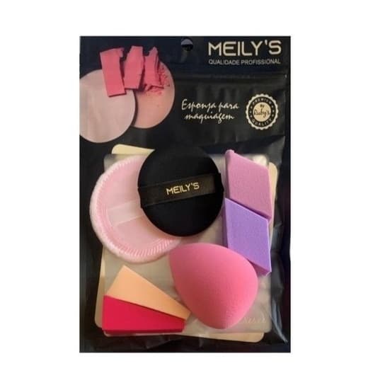 Kit 07 Esponjas Para Maquiagem Meilys MAC-266