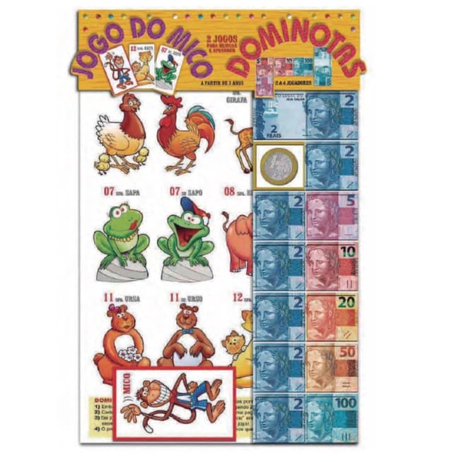 Jogo Da Memoria Jogo Do Mico + Dominotas Brinquedo Jogo De Cartas