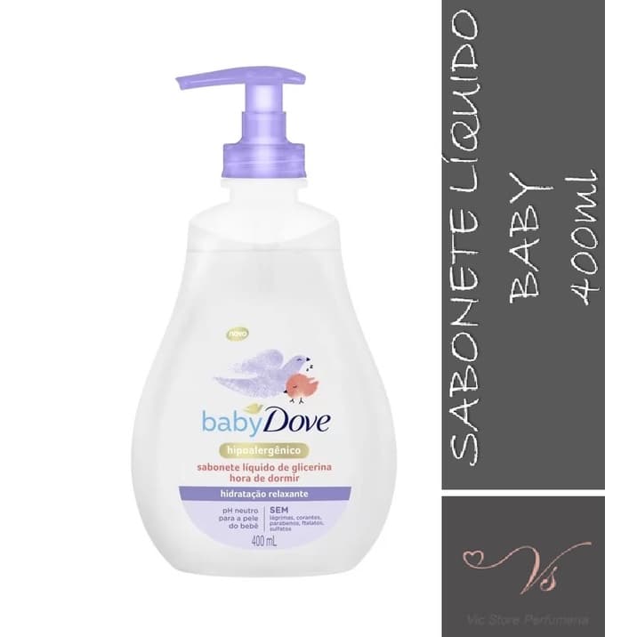 Sabonete Líquido de Glicerina Baby Dove Hora de Dormir 400ml