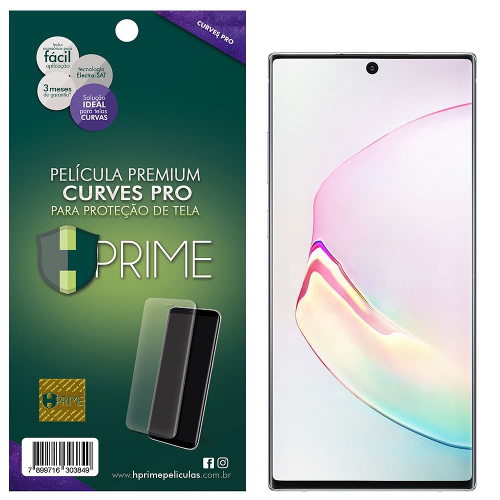 Película Hprime Curves Pro Galaxy Note 10 Plus Cobre Toda Tela
