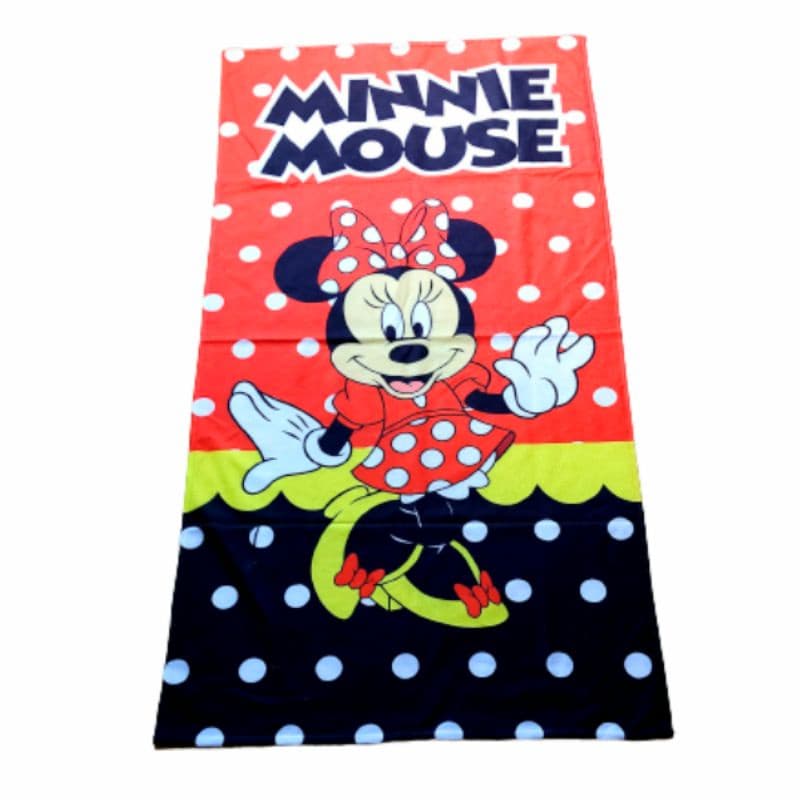 Toalha de banho infantil personagens Galinha Pintadinha, Maria Clara e JP, Minnie Mouse