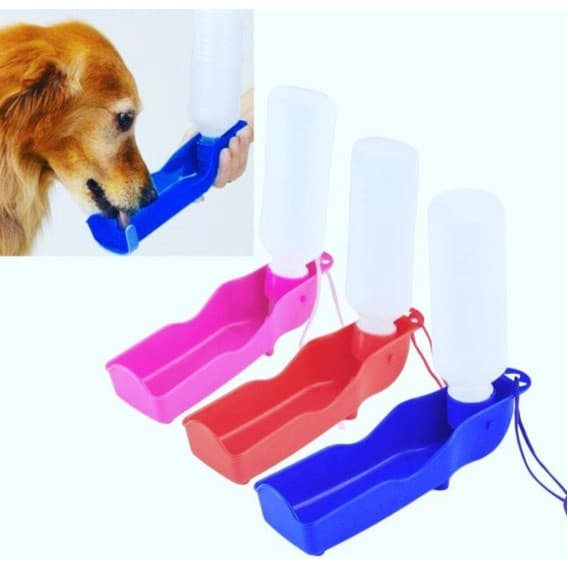 Bebedouro Portátil Garrafa Pet Cães Gatos Viagem Pet Drink