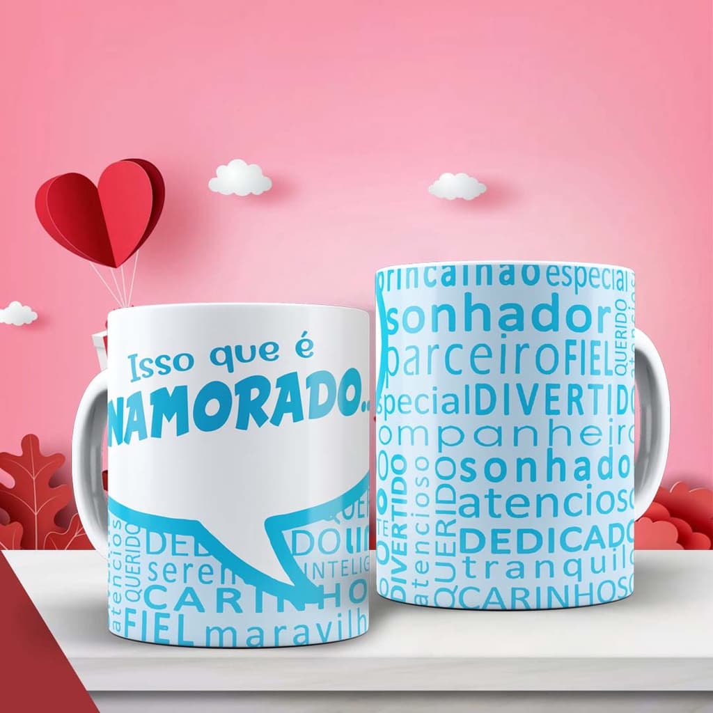 Caneca Namorados - Presente -  Dia dos Namorados