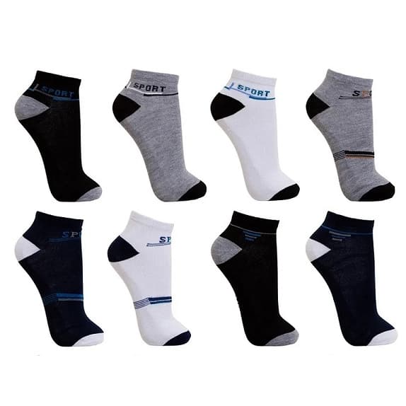 Kit 12 Pares Meias Masculina Cano Médio Soquete Estampadas 38 ao 44 80% Algodão