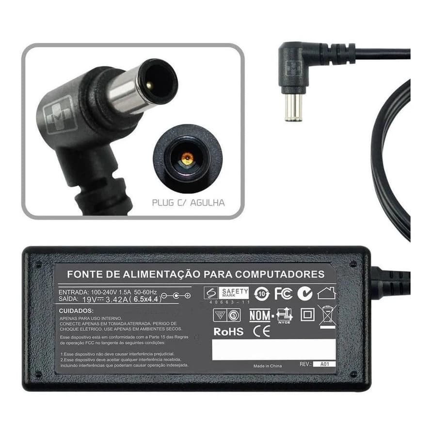Fonte Externa Para All In One 22v280 19v 3,42a 65w 644