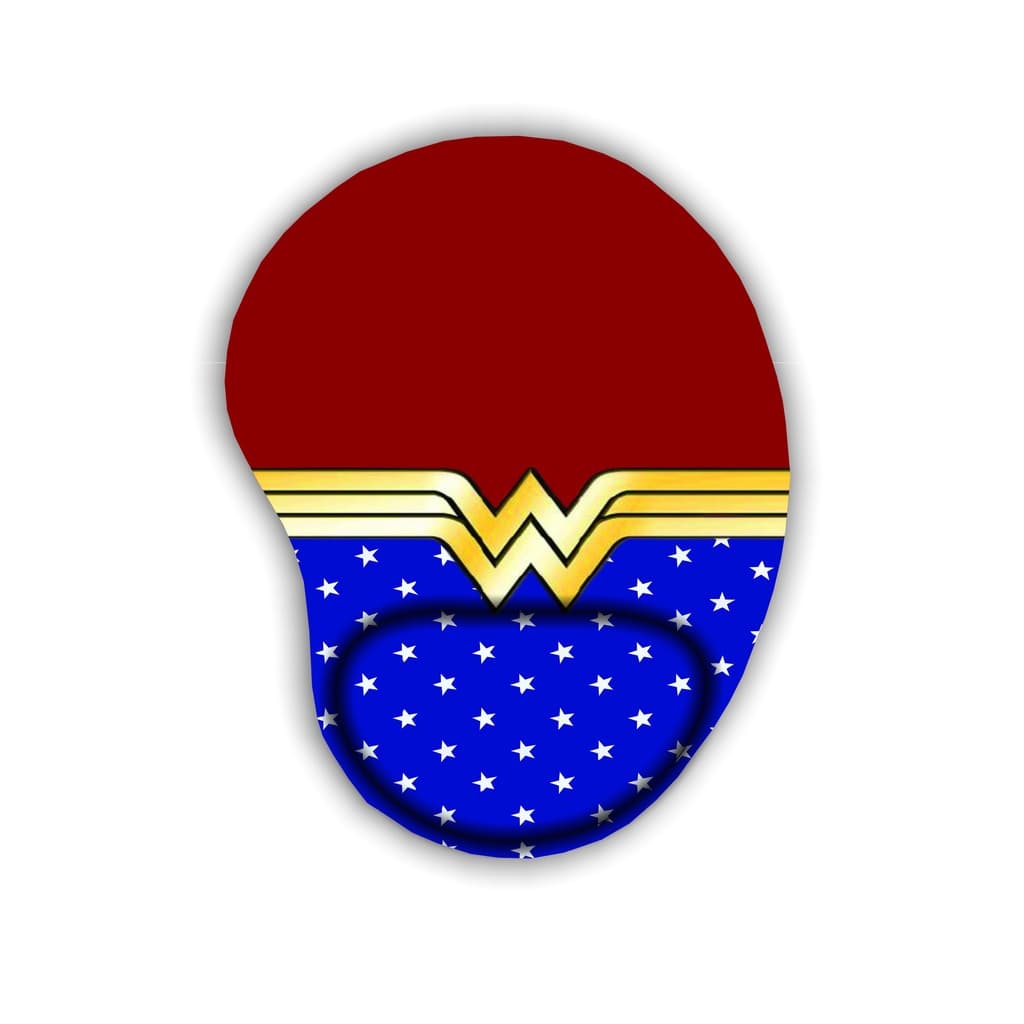 Mouse Pad com Apoio Liga da Justiça - Mulher Maravilha - Batmam - Flash - Super Homem