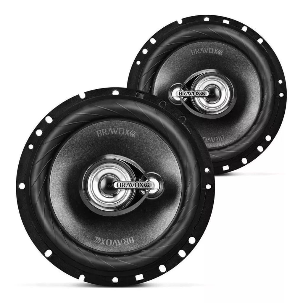Par Alto Falantes Bravox Tr6u Triaxial 6 Polegadas 160wrms