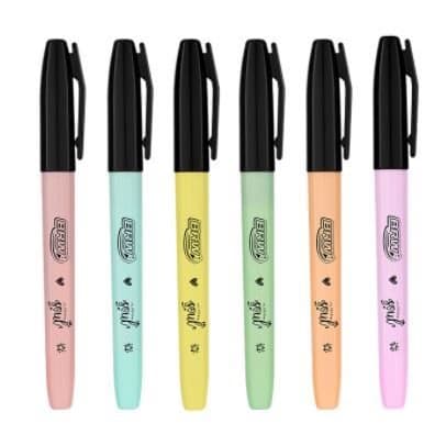 Caneta Marca Texto Tom Pastel Tons Pasteis Soul Fine BRW