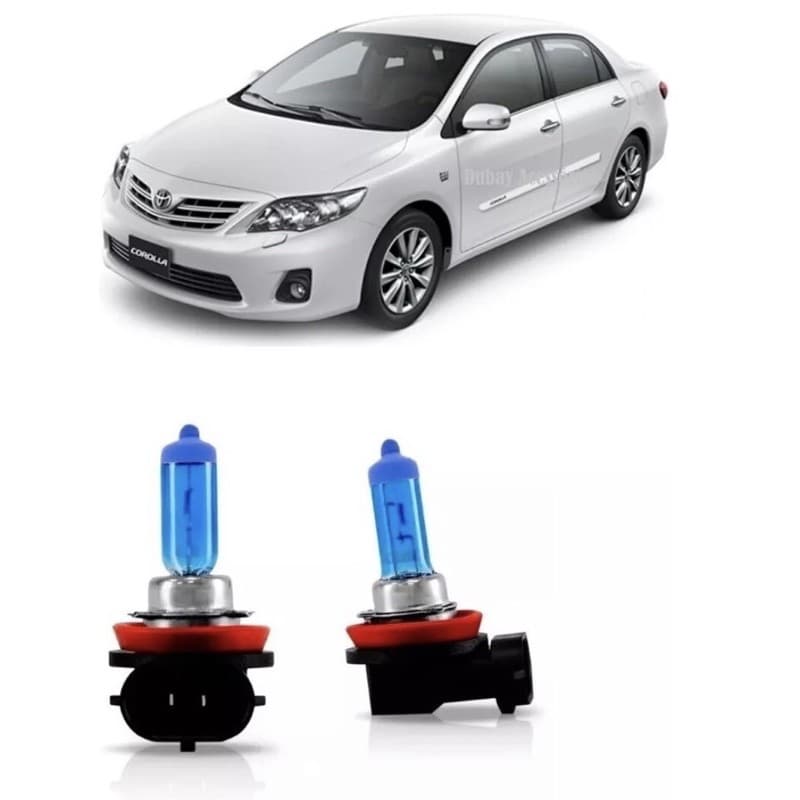 Par Lâmpada Super Branca Farol Milha Corolla 2009 Á 2014