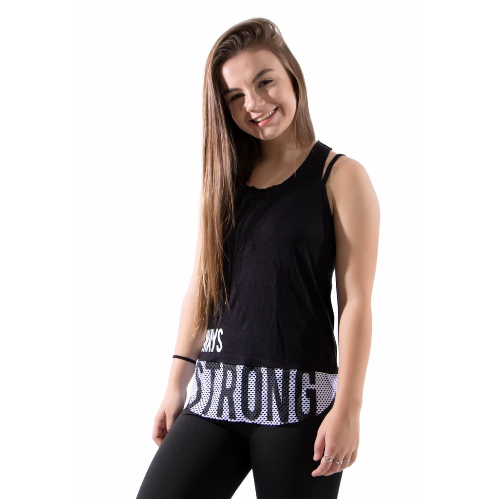 Regata Strong Fitness Malhar Academia Feminina Conforto Rcl Modas
