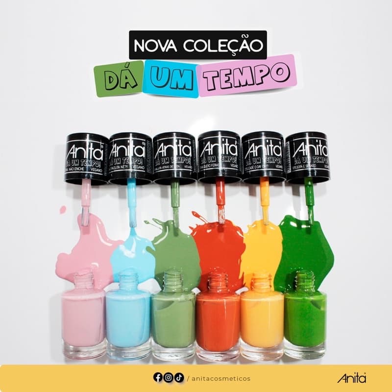 esmalte Anita Coleção Dá um Tempo