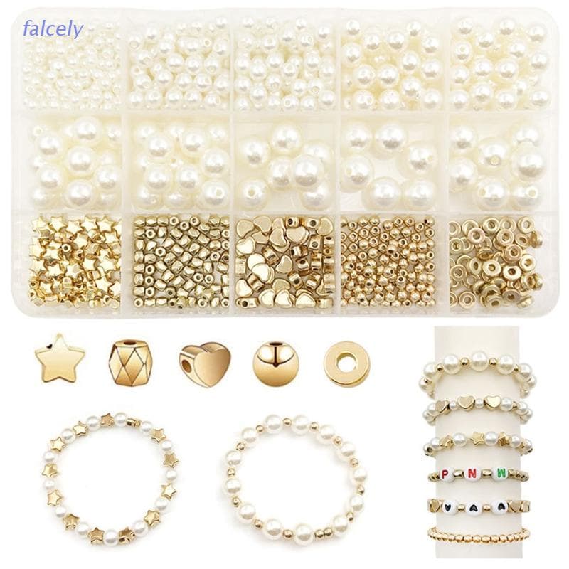 FALC 720 Peças Miçangas Para Fazer Pulseiras/Colar Corrente Cintura