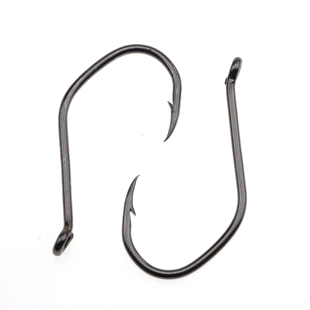 Catfish 50 Pcs Alta Aço Carbono Gancho Farpado Anzóis De Pesca V sharp AJI douski/Bream/weissfisch Anjo
