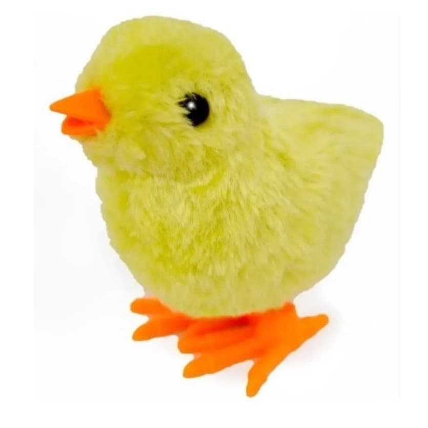 KIT 6 ou 3 Pintinho Amarelinho Brinquedo De Pelúcia A Corda Infantil