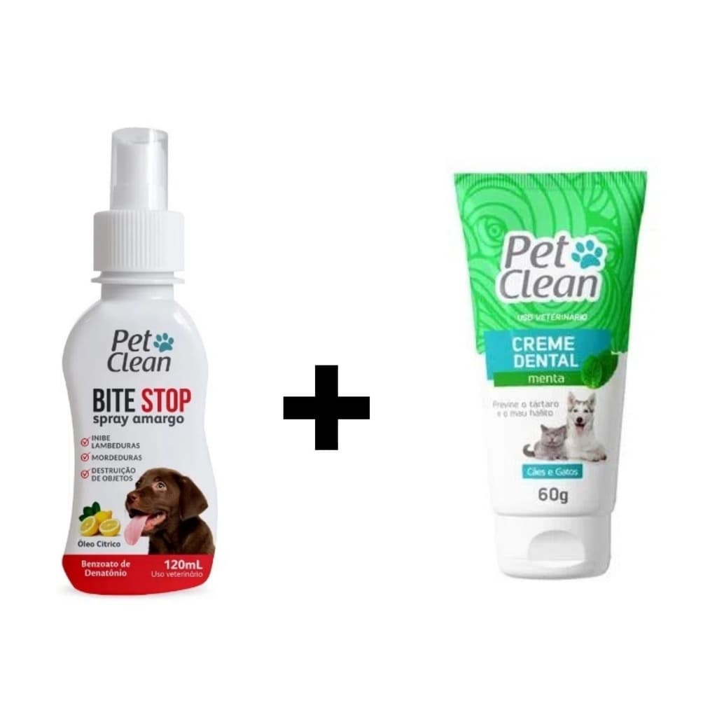 Kit Creme Dental Sabor Mentai+ Spray Bite Stop Amargante + Brinde