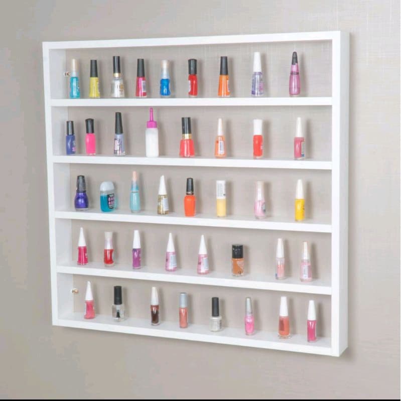 expositor de esmalte porta esmalte nicho organizador de esmalte prateleira para esmaltes esmalteira suporte de esmalte