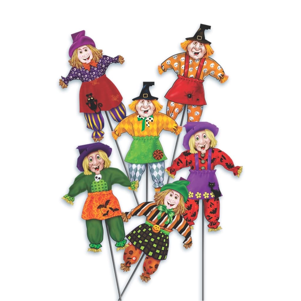 Kit 10 un palito bruxa halloween espeto festa dia das bruxas sortidos